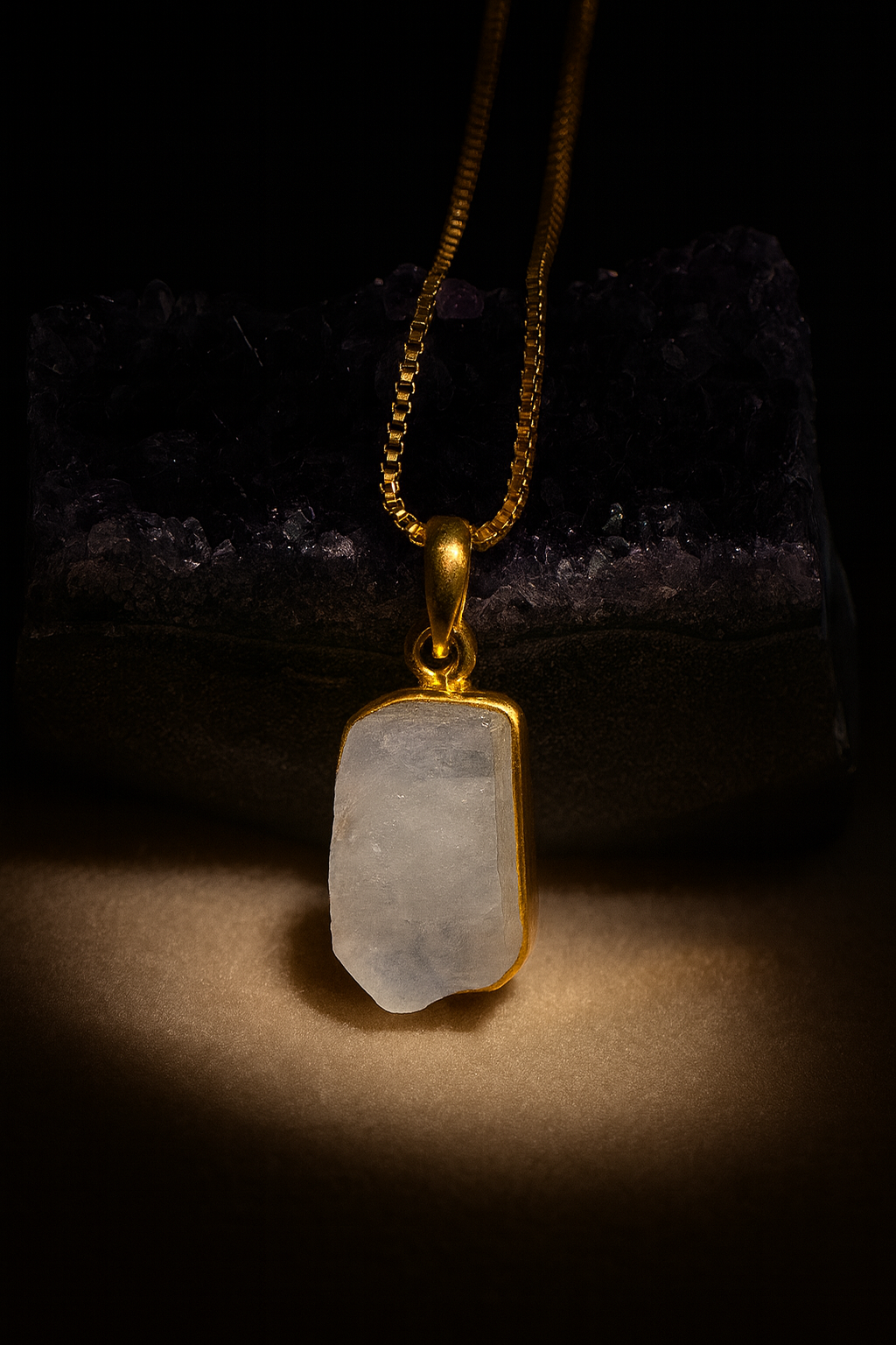 RAW MYSTICAL MOONSTONE POWER NECKLACE
