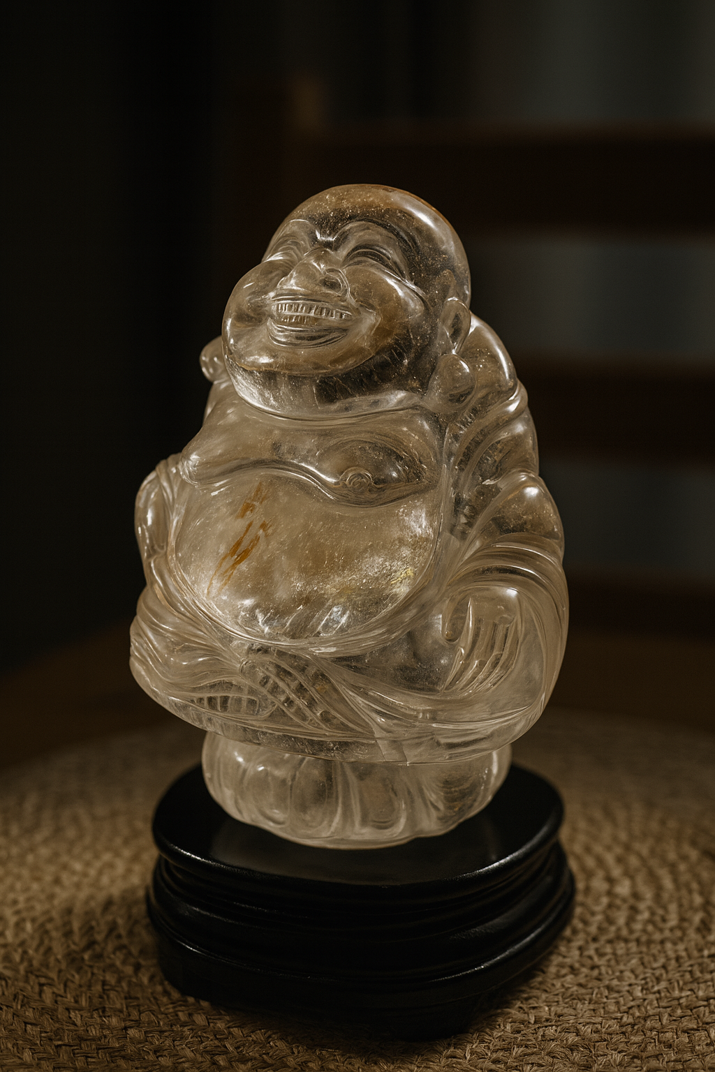 REAL QUARTZ BUDDHA – ABUNDANCE, PROTECTION & POSITIVE ENERGY