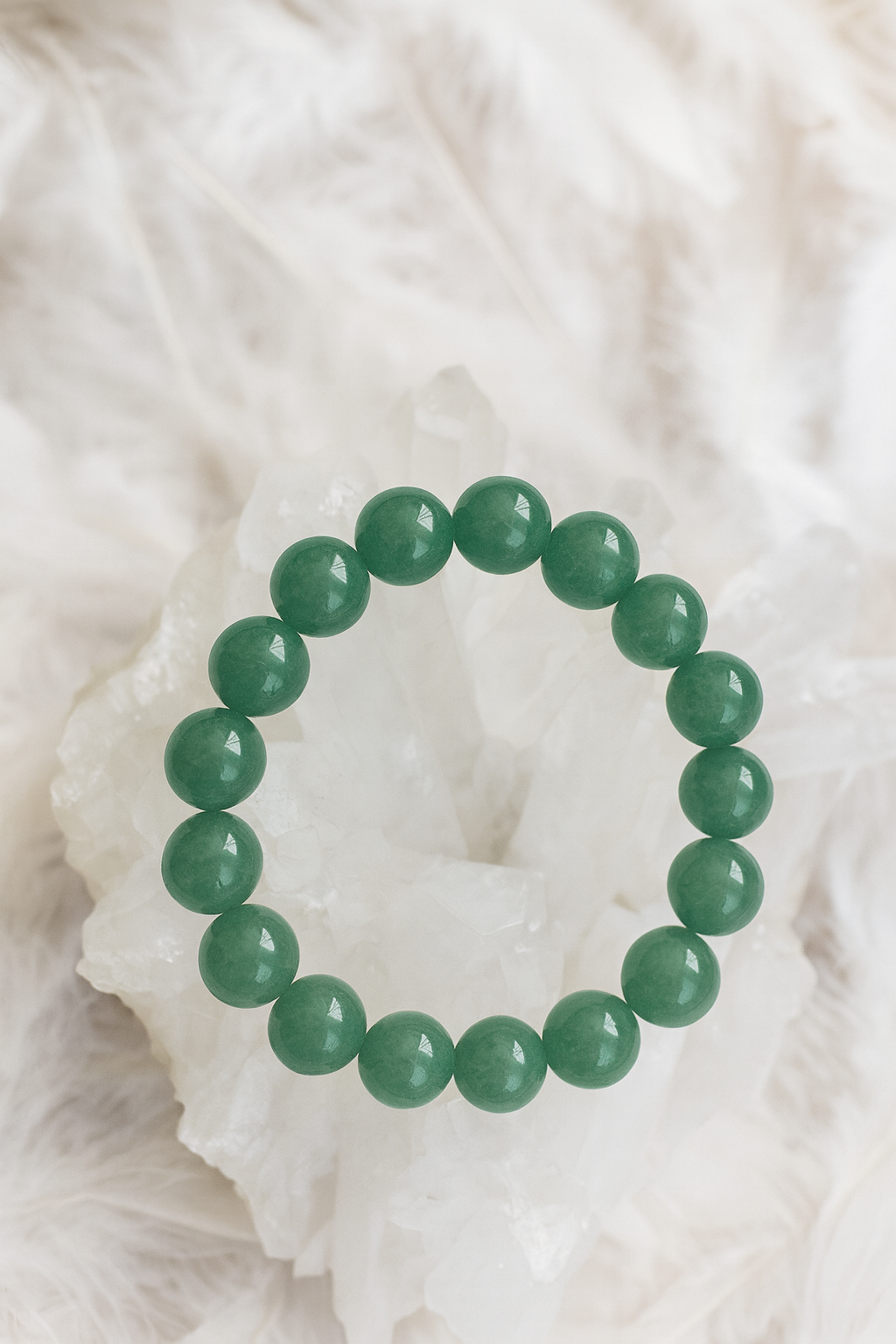 GREEN AVENTURINE LUCK & ABUNDANCE BRACELET