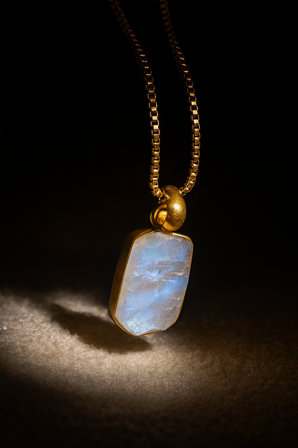 RAW MYSTICAL MOONSTONE POWER NECKLACE
