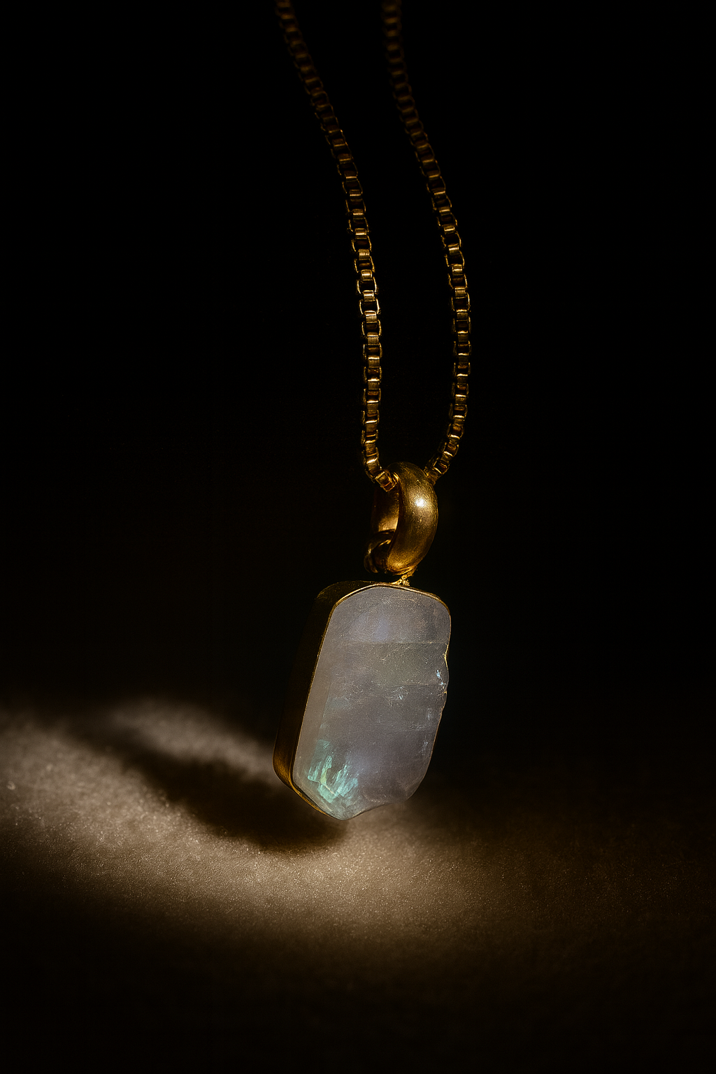 RAW MYSTICAL MOONSTONE POWER NECKLACE
