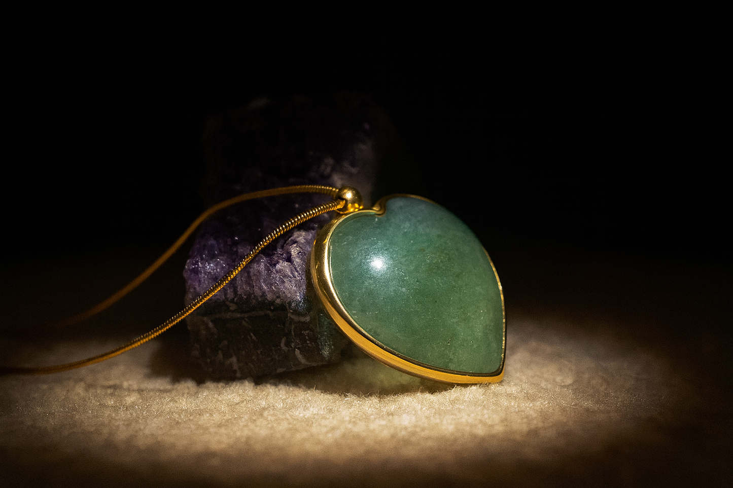 HEART OF ABUNDANCE – GREEN AVENTURINE NECKLACE