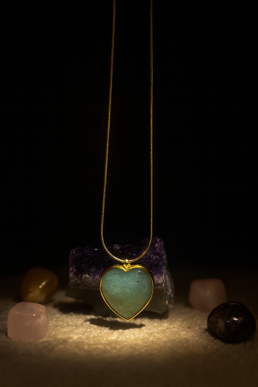 HEART OF ABUNDANCE – GREEN AVENTURINE NECKLACE