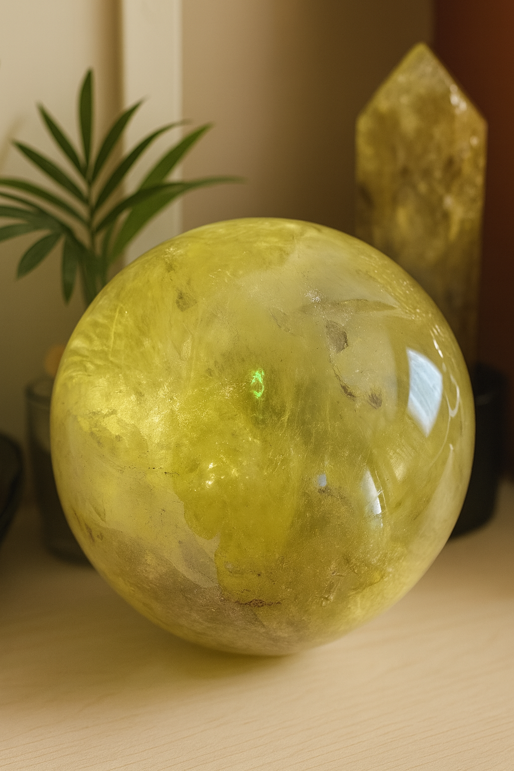 The Stone of Abundance- Natural Citrine Sphere