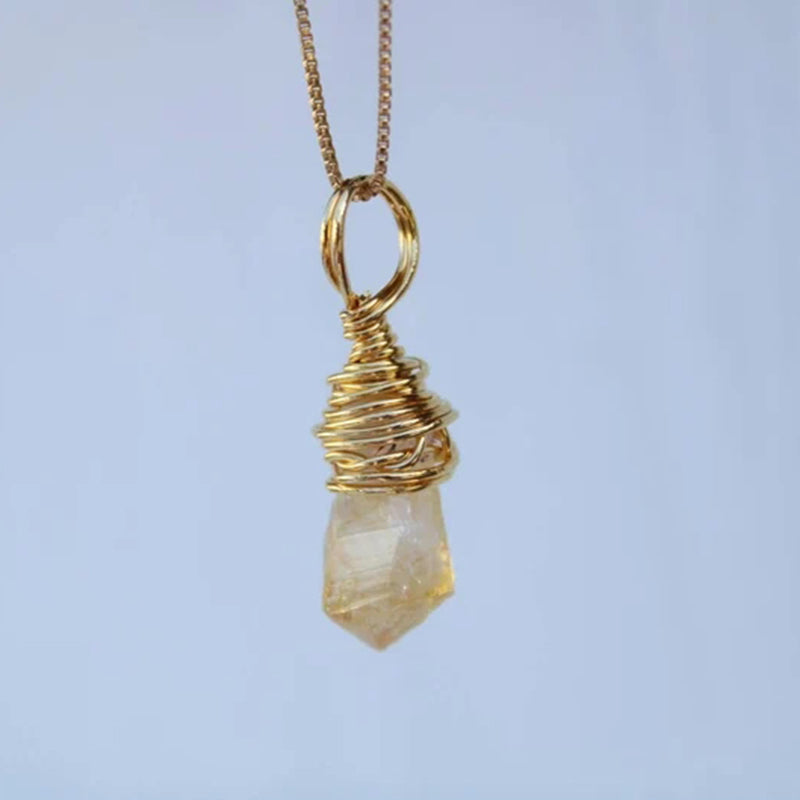 CITRINE BIRTHSTONE PENDANT – STONE OF ABUNDANCE & JOY