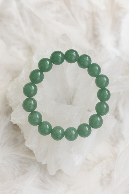 GREEN AVENTURINE LUCK & ABUNDANCE BRACELET