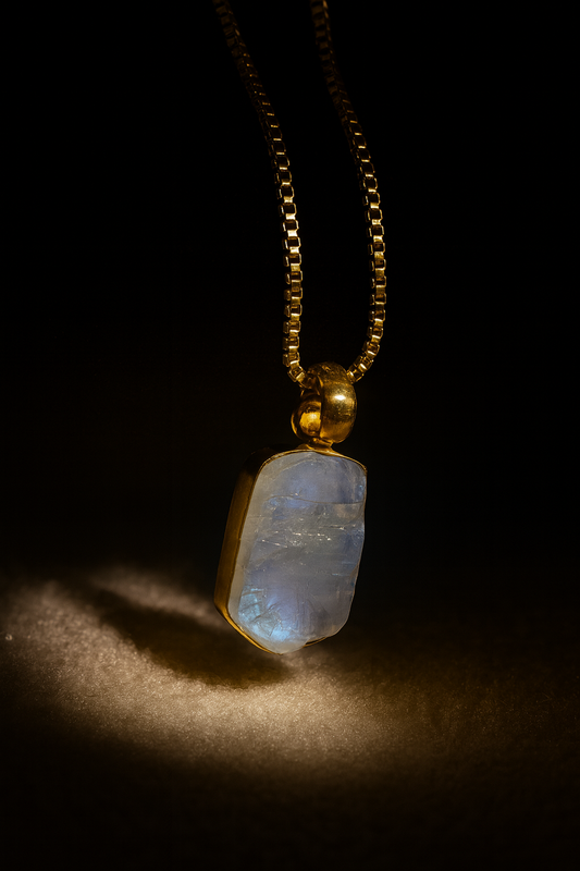 RAW MYSTICAL MOONSTONE POWER NECKLACE