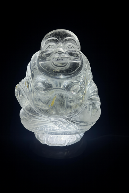REAL QUARTZ BUDDHA – ABUNDANCE, PROTECTION & POSITIVE ENERGY